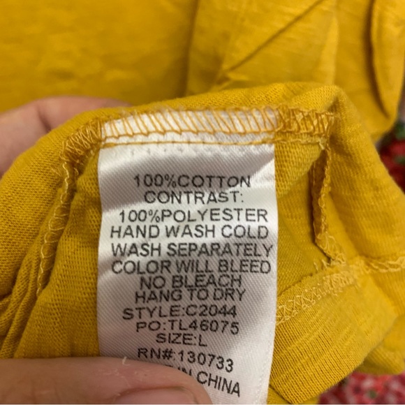 Umgee Floral Puff Sleeve Tunic Dress NWT - Picture 4 of 11